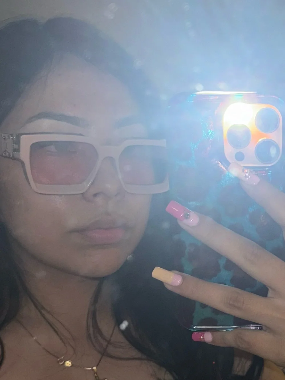 Louis Vuitton Bubblegum Pink Oversized Square Sunglasses